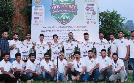 ಯಿಫಾ ಹಾಕಿ ಚಾಂಪಿಯನ್ ಟ್ರೋಫಿ; ಆತಿಥೇಯ ಯಿಫಾ ತಂಡದ ಜರ್ಸಿ ಅನಾವರಣಗೊಳಿಸಿದ ಶಾಸಕ ಡಾ.ಮಂತರ್ ಗೌಡ