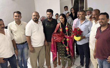 ಕುಶಾಲನಗರ : ಜಿಲ್ಲೆಗೆ ದ್ವಿತೀಯ ಟಾಪರ್ ವಿದ್ಯಾರ್ಥಿನಿ ರಿಲಾಸಾರಮ್ಮಗೆ ಸನ್ಮಾನ