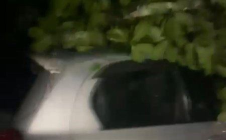 ಕೊಂಡಂಗೇರಿಯಲ್ಲಿ ಭಾರಿ ಗಾಳಿ ಮಳೆಗೆ ಮರ ಬಿದ್ದು ಮನೆ ಹಾಗೂ ವಾಹನಗಳಿಗೆ ಹಾನಿ