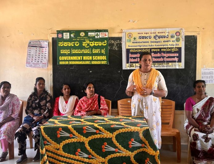 ಕೂಡುಮಂಗಳೂರು ಸರ್ಕಾರಿ ಪ್ರೌಢಶಾಲೆಯಲ್ಲಿ ಸಮುದಾಯದತ್ತ ಶಾಲಾ ಕಾರ್ಯಕ್ರಮ