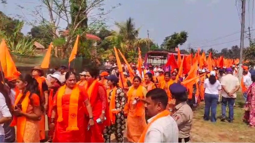 ನಾಪೋಕ್ಲುವಿನಲ್ಲಿ ಹಿಂದೂ ಜನಜಾಗೃತಿ ಜಾಥಾ;  ಹಿಂದೂಗಳು ಸಂಘಟಿತರಾಗಬೇಕು;ಶ್ರೀಕಾಂಕ್ ಶೆಟ್ಟಿ ಕಾರ್ಕಳ