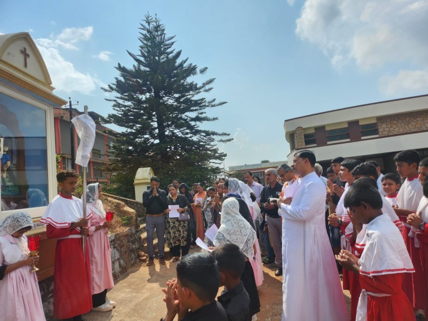 ಮಡಿಕೇರಿ: ಸಂತ ಮೈಕಲರ ದೇವಾಲಯದಲ್ಲಿ ಗುಡ್ ಫ್ರೈಡೆ ಆಚರಣೆ