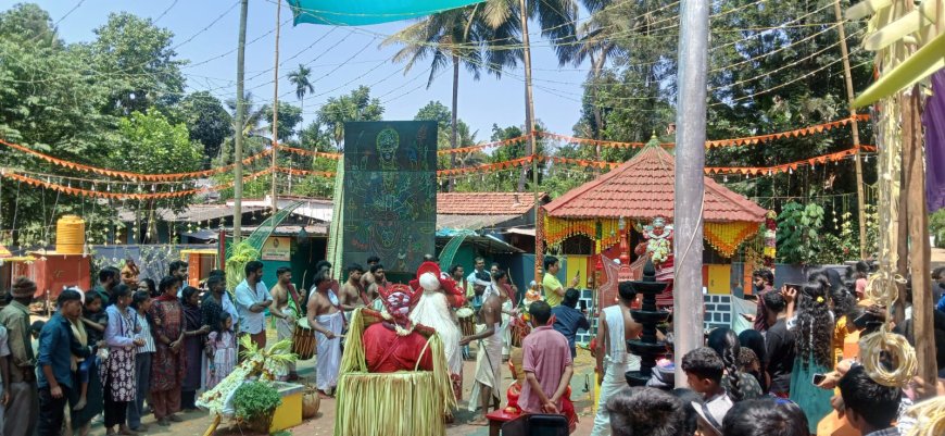 ಕಾನೂರು; ಬ್ರಹ್ಮಗಿರಿಪುರದಲ್ಲಿ ಮುತ್ತಪ್ಪ ದೇವರ ಉತ್ಸವ