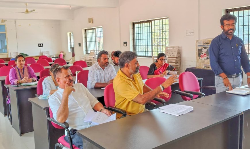 ಪೊನ್ನಂಪೇಟೆ ತಾಲ್ಲೂಕು ಗ್ಯಾರಂಟಿ ಯೋಜನೆಯ ಪ್ರಗತಿ ಪರಿಶೀಲನಾ ಸಭೆ