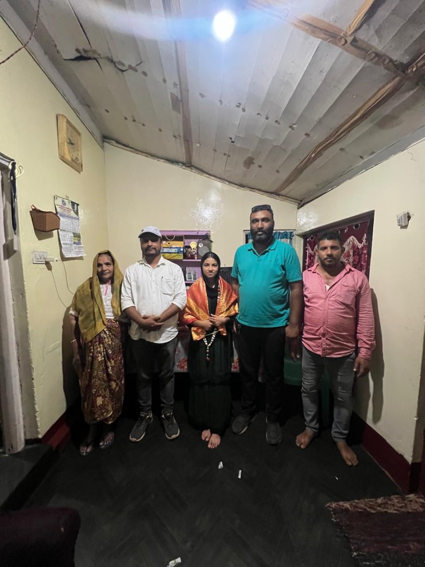 ಡಿಸ್ಟಿಂಕ್ಷನ್ ನಲ್ಲಿ ಉತ್ತೀರ್ಣಳಾದ ಅಫ್ನ ತಸ್ನೀಮಳಿಗೆ ಸನ್ಮಾನ