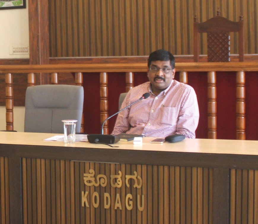 ಮುಂಗಾರು; ರಸಗೊಬ್ಬರ ಸಮರ್ಪಕ ಪೂರೈಕೆಗೆ ಜಿಲ್ಲಾಧಿಕಾರಿ ಸೋಮಶೇಖರ್ ಸೂಚನೆ