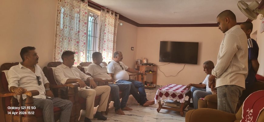 ಕಾಡಾನೆ ದಾಳಿಯಿಂದ ಮೃತಪಟ್ಟ ಬೆಳೆಗಾರನ ಕುಟುಂಬಕ್ಕೆ ಸಾಂತ್ವನ ಹೇಳಿದ ಶಾಸಕ ಪೊನ್ನಣ್ಣ