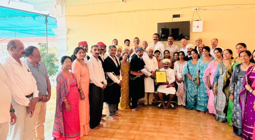 ಅಖಿಲ ಕೊಡವ ಸಮಾಜ ಹಾಗೂ ಭಕ್ತಜನ ಸಂಘದಿಂದ ಮಂಜು ಚಿಣ್ಣಪ್ಪಗೆ ಸನ್ಮಾನ