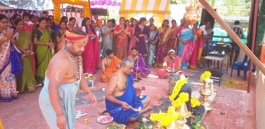 ತಣ್ಣೀರುಹಳ್ಳ ಗ್ರಾಮದ ಬಸವೇಶ್ವರ ದೇವಾಲಯದಲ್ಲಿ ಬ್ರಹ್ಮಕಲಶೋತ್ಸವ