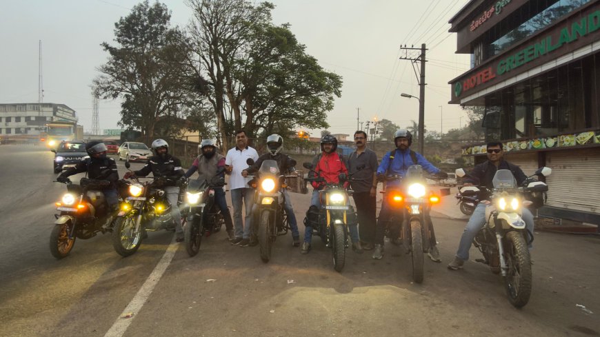ರೋಟರಿ ವುಡ್ಸ್ ವತಿಯಿಂದ ಚಾಮಾ೯ಡಿ ಬೈಕ್ ರೈಡ್