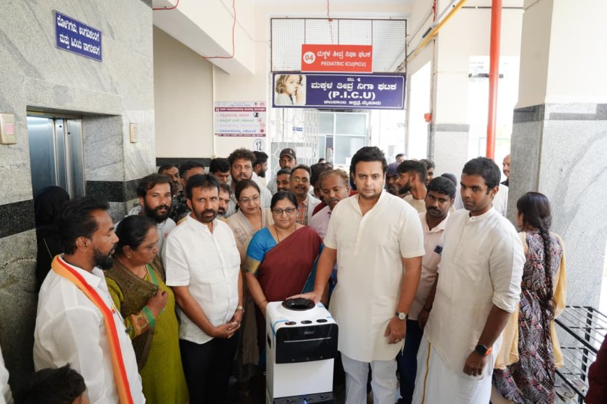 ಚೆಲುವಾಂಬ ಆಸ್ಪತ್ರೆಗೆ ಭೇಟಿ ನೀಡಿ ಪರಿಶೀಲನೆ ನಡೆಸಿದ ಯದುವೀರ್‌ ಒಡೆಯರ್;  ಬಿಸಿನೀರು ಬೇಕು ಎಂಬ ರೋಗಿಗಳ ಬೇಡಿಕೆಯನ್ನು ಹತ್ತೇ ನಿಮಿಷದಲ್ಲಿ ಪೂರೈಸಿದ ಮೈಸೂರು-ಕೊಡಗು ಸಂಸದರು