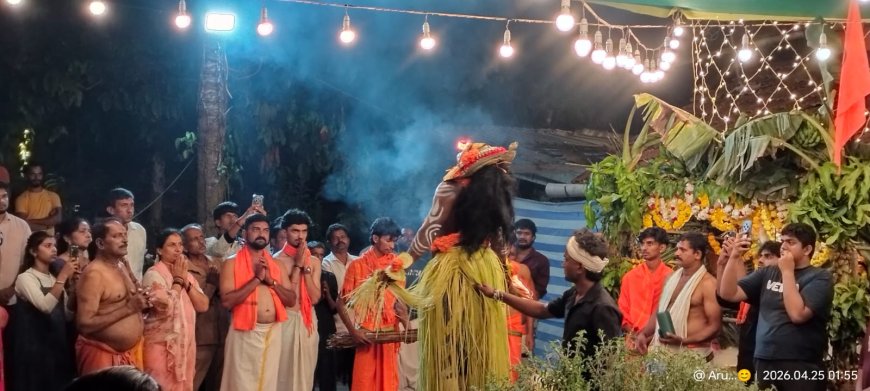 ಕೆದಮುಳ್ಳೂರಿನಲ್ಲಿ  ಶ್ರದ್ಧಾ ಭಕ್ತಿಯಿಂದ ಜರುಗಿದ ನೇಮೋತ್ಸವ