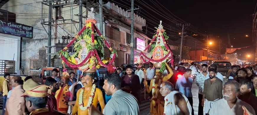 ವಿರಾಜಪೇಟೆ; ಶ್ರೀ ಕಂಚಿ ಕಾಮಾಕ್ಷಿ ದೇವಾಲಯದ ವಾರ್ಷಿಕ ಕರಗ ಮಹೋತ್ಸವಕ್ಕೆ ವಿದ್ಯುಕ್ತ ಚಾಲನೆ