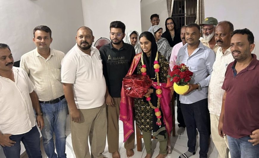 ಕುಶಾಲನಗರ : ಜಿಲ್ಲೆಗೆ ದ್ವಿತೀಯ ಟಾಪರ್ ವಿದ್ಯಾರ್ಥಿನಿ ರಿಲಾಸಾರಮ್ಮಗೆ ಸನ್ಮಾನ