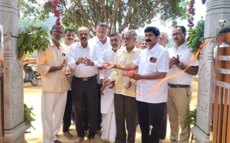 ಜೀರ್ಣೋದ್ಧಾರಗೊಂಡ ಭಾಗಮಂಡಲ ತಾವೂರು ಗ್ರಾಮದ ಶ್ರೀ ಮಹಿಷಾಸುರ ಮರ್ಧಿನಿ ದೇವಸ್ಥಾನದ ನವೀಕೃತ ಪೌಳಿ ಉದ್ಘಾಟನೆ