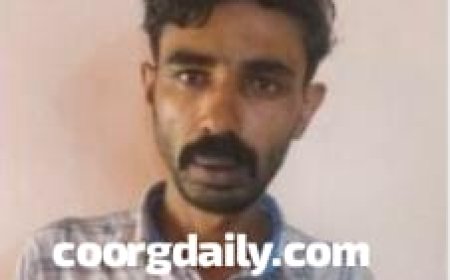 ನಾಪೋಕ್ಲು;  ಡ್ರಗ್ ಪೆಡ್ಲರ್ ಬಂಧನ,ಬಳ್ಳಾರಿ ಕಾರಾಗೃಹಕ್ಕೆ ಶಿಫ್ಟ್