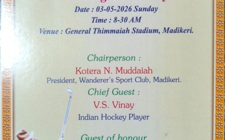 ಮೇ.03 ರಂದು ವಾಂಡರರ್ಸ್ ಬೇಸಿಗೆ ಶಿಬಿರ ಸಮಾರೋಪ