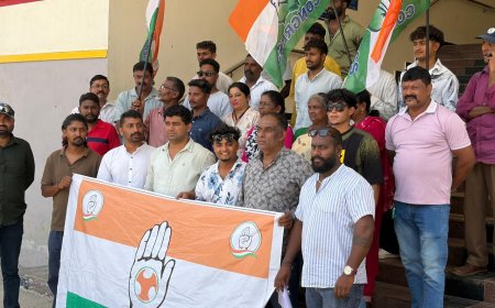 ಗ್ಯಾಸ್ ಬೆಲೆ‌ ಏರಿಕೆ ಖಂಡಿಸಿ ಮಡಿಕೇರಿ ಬ್ಲಾಕ್ ಯುವ ಕಾಂಗ್ರೆಸ್ ಪ್ರತಿಭಟನೆ