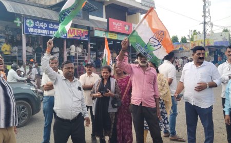 ಉಪ ಚುನಾವಣೆಯಲ್ಲಿ ಕಾಂಗ್ರೆಸ್ ಗೆಲುವು:ಗೋಣಿಕೊಪ್ಪ ‌ನಗರ ಕಾಂಗ್ರೆಸ್ ‌ವತಿಯಿಂದ ಸಂಭ್ರಮಾಚರಣೆ