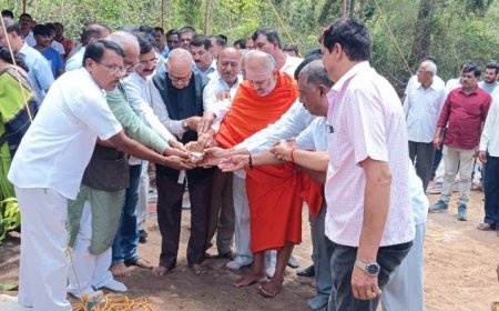 ಶನಿವಾರಸಂತೆಯಲ್ಲಿ ಒಕ್ಕಲಿಗರ ನೂತನ ಸಂಘದ ಕಟ್ಟಡ ನಿರ್ಮಾಣಕ್ಕೆ ಭೂಮಿ ಪೂಜೆ