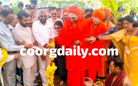 ದುಬಾರೆಯಲ್ಲಿ ನೂತನ ತೂಗುಸೇತುವೆ ಕಾಮಗಾರಿಗೆ ಅರಣ್ಯ ಸಚಿವ ಈಶ್ವರ ಖಂಡ್ರೆ ಚಾಲನೆ
