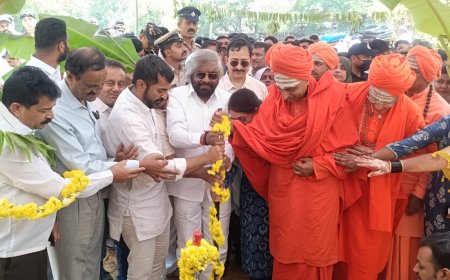 ದುಬಾರೆಯಲ್ಲಿ ತೂಗು ಸೇತುವೆಗೆ ಶಂಕುಸ್ಥಾಪನೆ; 7.3 ಕೋಟಿ ರೂ. ವೆಚ್ಚದಲ್ಲಿ ತೂಗು ಸೇತುವೆ ನಿರ್ಮಾಣ ಶೀಘ್ರ :ಈಶ್ವರ ಖಂಡ್ರೆ