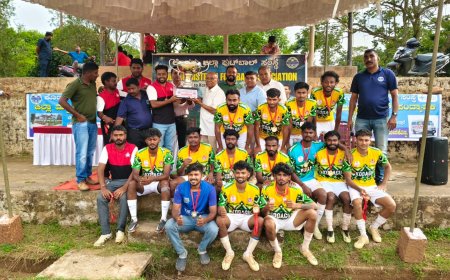 ಕೊಡಗು ಜಿಲ್ಲಾ ಮಟ್ಟದ ಫುಟ್ಬಾಲ್ ಲೀಗ್ ಪಂದ್ಯಾವಳಿ: ಎಸ್.ಆರ್.ವಿ ಚಾಂಪಿಯನ್