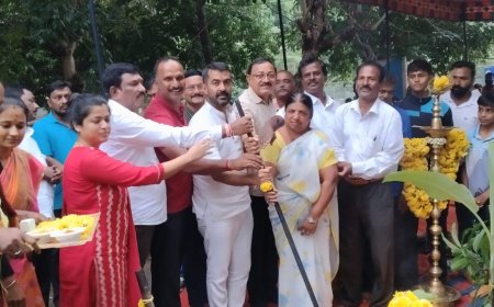 ಕೂಡಿಗೆ : ರೂ.3.ಕೋಟಿ ವೆಚ್ಚದ ಆಸ್ಟ್ರೋ ಟರ್ಫ್  ಮೈದಾನದ ಹೆಚ್ಚುವರಿ  ಕಾಮಗಾರಿಗೆ ಭೂಮಿ ಪೂಜೆ