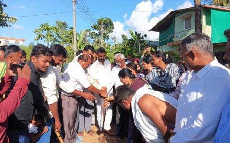 ಶನಿವಾರಸಂತೆ;ವಿವಿಧೆಡೆ ಶಾಸಕರಿಂದ ಕಾಂಕ್ರೀಟ್ ರಸ್ತೆ  ಕಾಮಗಾರಿಗೆ ಭೂಮಿಪೂಜೆ