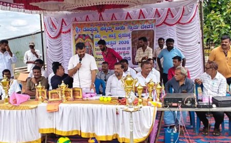 ತೊರೆನೂರು ಗ್ರಾಮದಲ್ಲಿ ಜಾತ್ರೋತ್ಸವದ ಅಂಗವಾಗಿ ಕ್ರೀಡಾಕೂಟ; ಗ್ರಾಮೀಣ ಕ್ರೀಡಾ ಪ್ರತಿಭೆಗಳನ್ನು ಪ್ರೋತ್ಸಾಹಿಸಿ; ಶಾಸಕ ಡಾ ಮಂತರ್ ಗೌಡ ಕರೆ