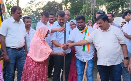 ನೆಲ್ಯಹುದಿಕೇರಿ ವ್ಯಾಪ್ತಿಯಲ್ಲಿ ಅಂದಾಜು 7 ಕೋಟಿ ವೆಚ್ಚದ ಅಭಿವೃದ್ಧಿ ಕಾಮಗಾರಿ ಶಾಸಕ ಡಾ.ಮಂತರ್ ಗೌಡ ಚಾಲನೆ