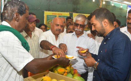 ಮಾವು ಮತ್ತು ಹಲಸು ಮೇಳಕ್ಕೆ ಶಾಸಕರಾದ ಡಾ.ಮಂತರ್ ಗೌಡ ಚಾಲನೆ