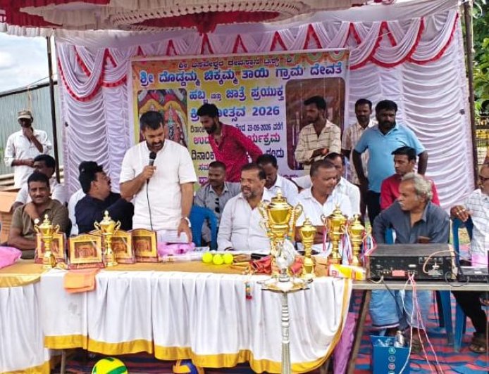 ತೊರೆನೂರು ಗ್ರಾಮದಲ್ಲಿ ಜಾತ್ರೋತ್ಸವದ ಅಂಗವಾಗಿ ಕ್ರೀಡಾಕೂಟ; ಗ್ರಾಮೀಣ ಕ್ರೀಡಾ ಪ್ರತಿಭೆಗಳನ್ನು ಪ್ರೋತ್ಸಾಹಿಸಿ; ಶಾಸಕ ಡಾ ಮಂತರ್ ಗೌಡ ಕರೆ