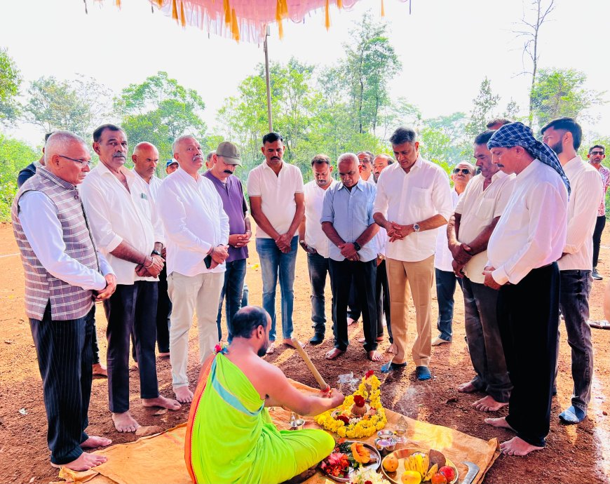 ಪಂದ್ಯಂಡ ನೂತನ್ ಐನ್ ಮನೆ ಕಾಮಗಾರಿಗೆ ಶಾಸಕ ಎಎಸ್ ಪೊನ್ನಣ್ಣ ಚಾಲನೆ