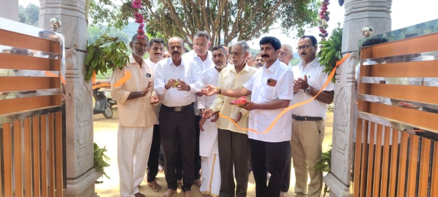 ಜೀರ್ಣೋದ್ಧಾರಗೊಂಡ ಭಾಗಮಂಡಲ ತಾವೂರು ಗ್ರಾಮದ ಶ್ರೀ ಮಹಿಷಾಸುರ ಮರ್ಧಿನಿ ದೇವಸ್ಥಾನದ ನವೀಕೃತ ಪೌಳಿ ಉದ್ಘಾಟನೆ