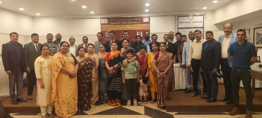 ಗೋಣಿಕೊಪ್ಪ: ಸೀನಿಯರ್ ಚೇಂಬರ್ ಇಂಟರ್ನ್ಯಾಷನಲ್ ಅಧ್ಯಕ್ಷರಾಗಿ ಡಾ. ಮಂಡೇಪಂಡ ಆಶಿಕ್ ಚಂಗಪ್ಪ  ಆಯ್ಕೆ