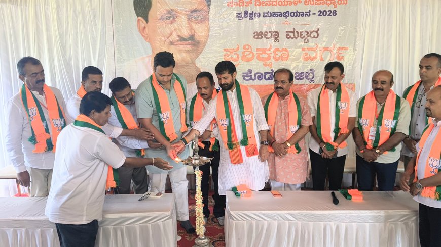 ಚಿಕ್ಕತ್ತೂರು :ಬಿಜೆಪಿ ಜಿಲ್ಲಾ ಮಟ್ಟದ ಪ್ರಶಿಕ್ಷಣ ವರ್ಗ ಕಾರ್ಯಕ್ರಮ;  ಬಿಜೆಪಿ ಕಾರ್ಯಕರ್ತರ ಅಸ್ತಿತ್ವದ ಮೇಲೆ ಗಟ್ಟಿಯಾಗಿ ನಿಂತಿರುವ ಪಕ್ಷ : ಸಿ.ಟಿ.ರವಿ