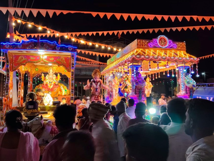 ತೊರೆನೂರು ಗ್ರಾಮದಲ್ಲಿ ಗ್ರಾಮದೇವತೆ ವಾರ್ಷಿಕ ಹಬ್ಬ, ಜಾತ್ರೋತ್ಸವ:ಗಮನ ಸೆಳೆದ ಉತ್ಸವ ಮಂಟಪಗಳು