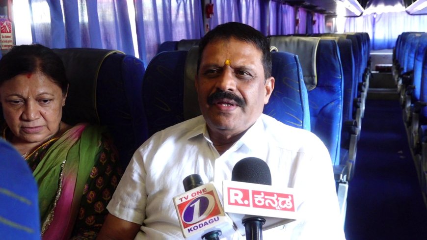 ಪ್ರಧಾನಿ ಮನವಿಗೆ ಸ್ಪಂದನೆ ;  ಸರಕಾರಿ ಬಸ್ ಪ್ರಯಾಣಕ್ಕೆ ಮುಂದಾದ ಮಾಜಿ ಸಚಿವ ಅಪ್ಪಚ್ಚು ರಂಜನ್