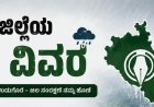 ಕೊಡಗು ಜಿಲ್ಲೆಯ ಮಳೆ ವಿವರ