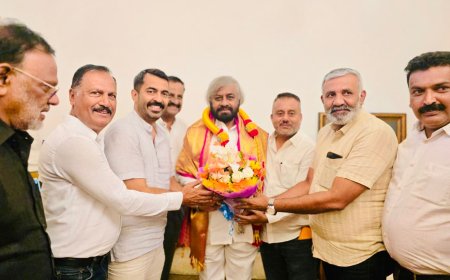 ಸಚಿವ ಈಶ್ವರ ಖಂಡ್ರೆ ಅವರನ್ನು ಭೇಟಿ ಮಾಡಿದ ಶಾಸಕ ಡಾ.ಮಂತರ್ ಗೌಡ