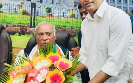 ಎಐಸಿಸಿ‌‌ ಅಧ್ಯಕ್ಷ ಮಲ್ಲಿಕಾರ್ಜುನ ಖರ್ಗೆ ಅವರನ್ನು ಭೇಟಿಯಾದ ಶಾಸಕ ಎಎಸ್ ಪೊನ್ನಣ್ಣ