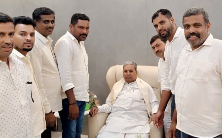 ವಿರಾಜಪೇಟೆ ವಿಧಾನಸಭಾ ಕ್ಷೇತ್ರದ ಕಾಂಗ್ರೆಸ್ ಅಲ್ಪಸಂಖ್ಯಾತ ಪ್ರಮುಖರಿಂದ ಸಿದ್ದರಾಮಯ್ಯ ಅವರ ಭೇಟಿ;ಶಾಸಕ ಎಎಸ್ ಪೊನ್ನಣ್ಣ ಅವರಿಗೆ ಸಚಿವ ಸ್ಥಾನ ನೀಡಲು ಆಗ್ರಹ