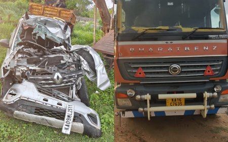 ಮಂಡ್ಯದಲ್ಲಿ ಭೀಕರ ಅಪಘಾತ: ಮಡಿಕೇರಿ ಎಸ್‌ಪಿ ಕಚೇರಿ ಸಿಬ್ಬಂದಿಗೆ ಗಾಯ