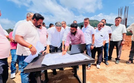 ವಿ.ಬಾಡಗ ಕ್ರೀಡಾ ವಸತಿ ಶಾಲೆ ಶೀಘ್ರ ಪೂರ್ಣ: ಶಾಸಕ ಎ.ಎಸ್ ಪೊನ್ನಣ್ಣ