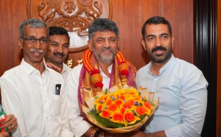 ಮುಖ್ಯಮಂತ್ರಿ ಡಿಕೆ ಶಿವಕುಮಾರ್ ಅವರನ್ನು ಭೇಟಿಯಾದ ಶಾಸಕ ಡಾ. ಮಂತರ್ ಗೌಡ