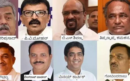 ವಿಧಾನಪರಿಷತ್ ಚುನಾವಣೆ:ಕಾಂಗ್ರೆಸ್ ಐದು ಅಭ್ಯರ್ಥಿಗಳಿಗೆ ಜಯ:  ಬಿಜೆಪಿ ಇಬ್ಬರಿಗೆ ಗೆಲುವು:ಕ್ರಾಸ್ ವೋಟಿಂಗ್ ಕಾಂಗ್ರೆಸ್ ಐದನೇ ಅಭ್ಯರ್ಥಿಗೆ ಭರ್ಜರಿ ಗೆಲುವು