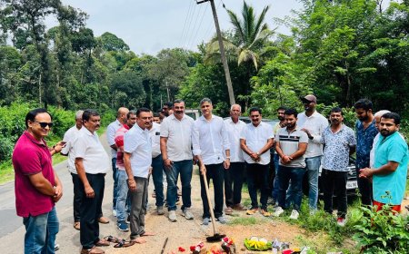 ಮಾಪಿಳೆತೋಡುವಿನಿಂದ ಹುದಿಕೇರಿಗೆ ತೆರಳುವ ರಸ್ತೆ ಅಭಿವೃದ್ಧಿಗೆ ಶಾಸಕ ಎಎಸ್ ಪೊನ್ನಣ್ಣ ಚಾಲನೆ