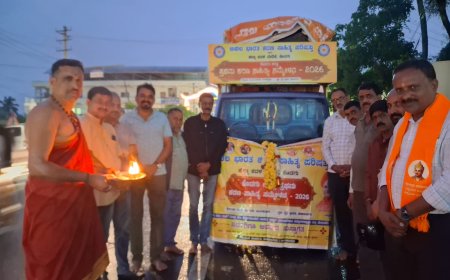 ಶರಣ ಸಾಹಿತ್ಯ ಸಮ್ಮೇಳನ ಪ್ರಚಾರ ರಥಕ್ಕೆ ಚಾಲನೆ