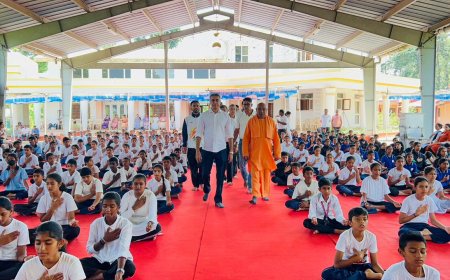 ಪೊನ್ನಂಪೇಟೆಯಲ್ಲಿ ಅಂತರರಾಷ್ಟ್ರೀಯ ಯೋಗ ದಿನಾಚರಣೆ: ಶಾಸಕ ಎ.ಎಸ್ ಪೊನ್ನಣ್ಣ ಭಾಗಿ